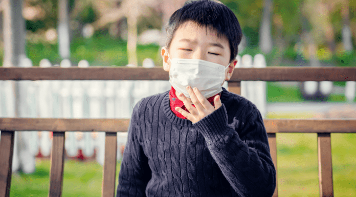 เด็กมีอาการไอ หอบ หายใจลำบาก