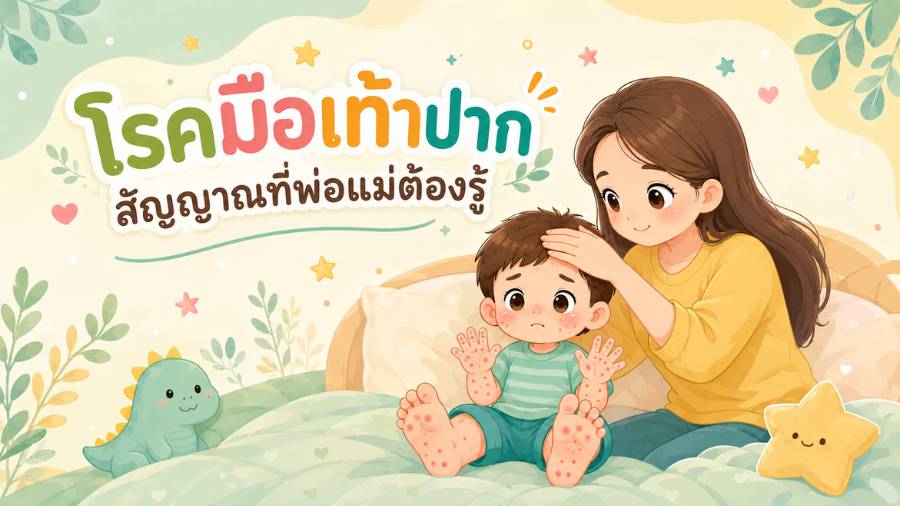 โรคมือเท้าปาก สัญญาณที่พ่อแม่ต้องรู้